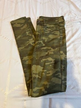 Camo High rise Skinny jeans
